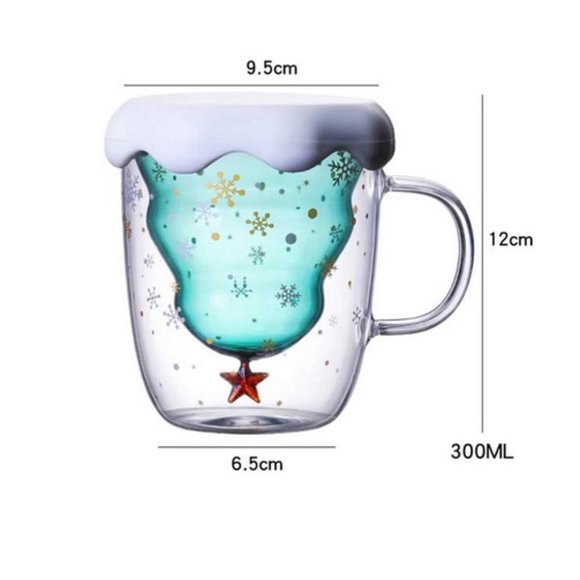 Christmas Cup Coffee Mug Anti-Scalding - Picture 5 of 5